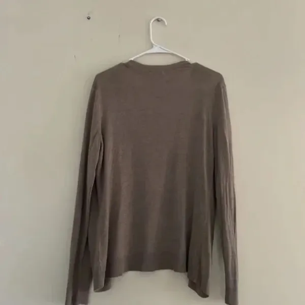 NEW YORK & COMPANY Brown Cardigan Women Size L - Image 4