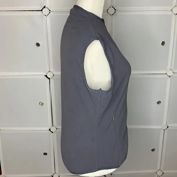 Nike Therma-Fit Gray Full Zip Fleece Vest Size Small - Image 4