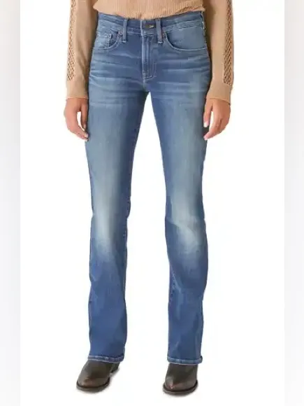 Lucky Brand Sweet Mid Rise Bootcut Jeans Size 10/30R Medium Wash Stretch Denim - Image 2