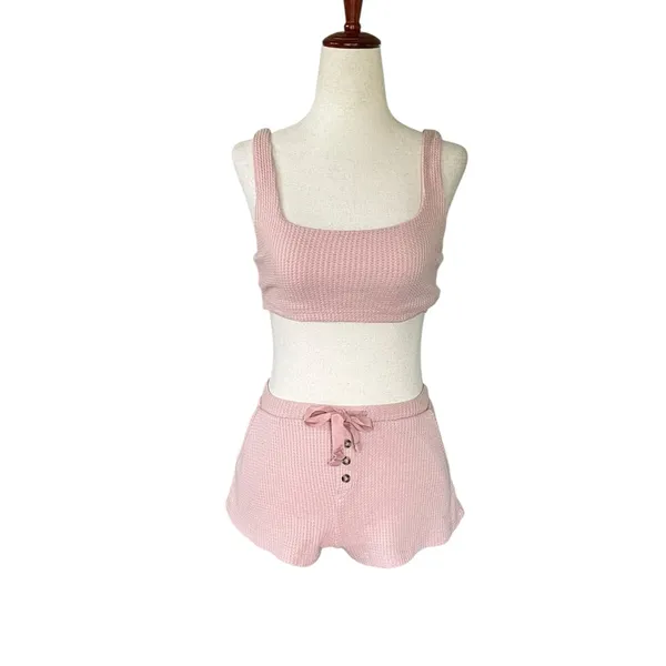 better / together 3 piece waffle knit lounge set - Image 11