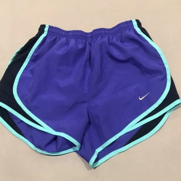 Nike blue drifit running shorts - Image 3