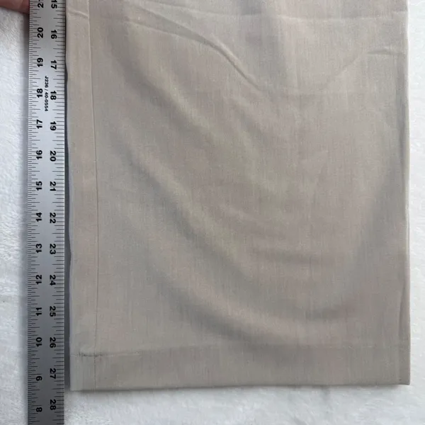 Halara Beige‎ Wide Leg Pleated Trousers High Waisted Drawstring Pants Small NEW - Image 7