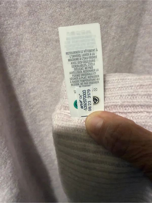 aerie Relaxed Crewneck Sweater in Light Lavender M - Image 5