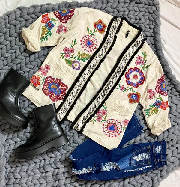 Zara Embroidered Jacket - Image 7