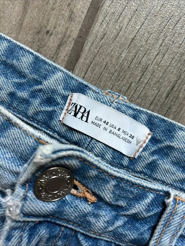 Light Blue Distressed Women’s Jeans - Image 2