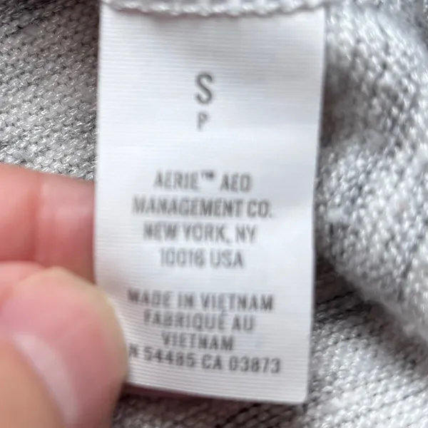 Aerie Marled Heather‎ Blue Gray Oversized Tunic Top Small Viscose Blend Soft - Image 6