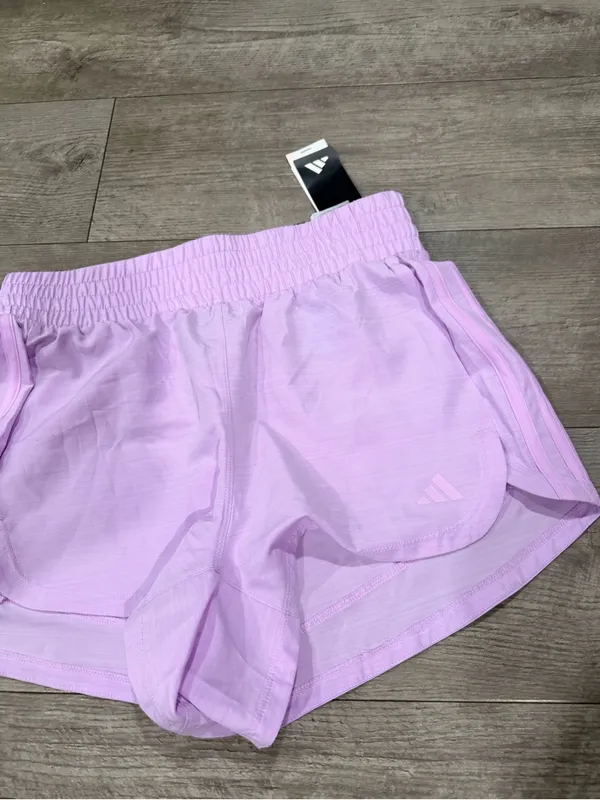 adidas Light Pink Women's Athletic Running Shorts - Image 11