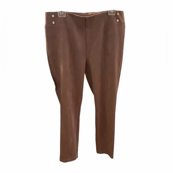 Marc New York by Andrew Marc Faux suede‎ pants, straight leg size XL - Image 2