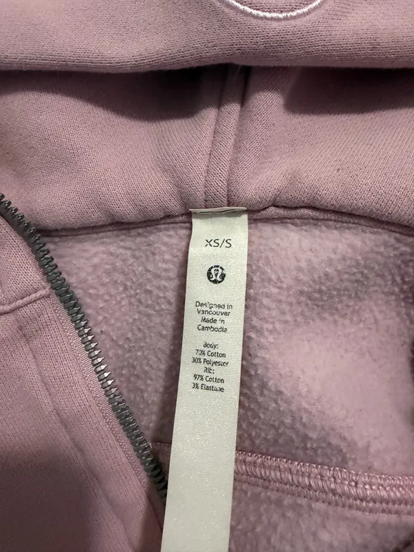 Lululemon Scuba Half-Zip Hoodie XS/S - Image 5