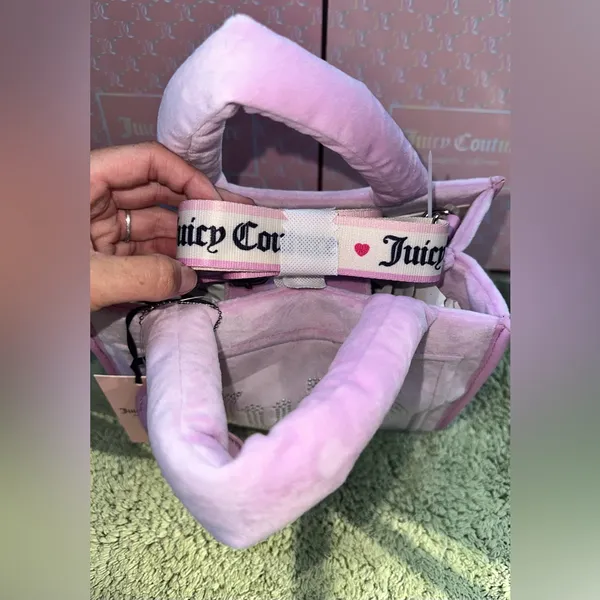 NWT Juicy Couture Extra Spender Mini Tote In Fondant Pink - Image 4