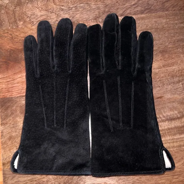Wilson Black Leather Gloves Womens Medium Winter‎ Lined Touchscreen - Image 4