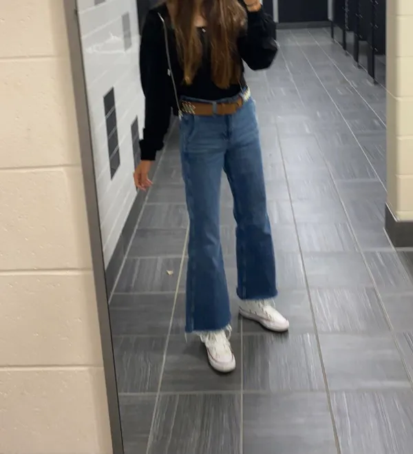 J. Crew Wide Leg Jeans - Image 4