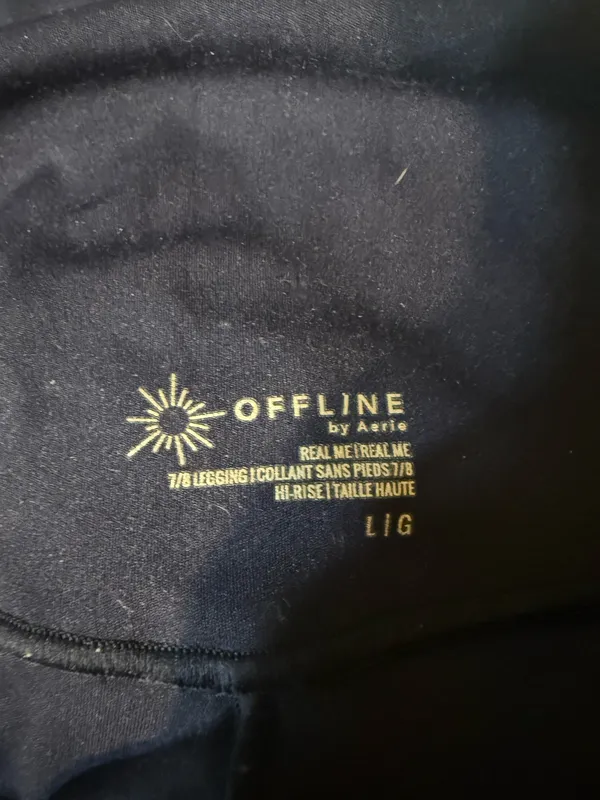 Aerie OFFLINE by Leggings Navy Blue - Image 3