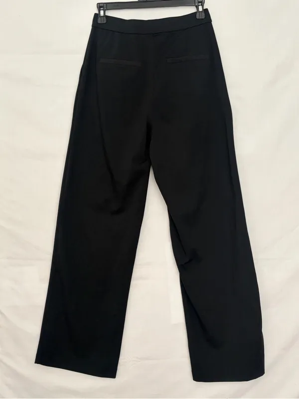 Halara High Waisted Wide Leg Dress Pants Black Pleated Pull On Trousers(A921) - Image 9