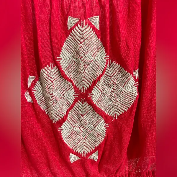 Free‎ People Ponce de Leon Top in Red Combo Size Small - Image 3