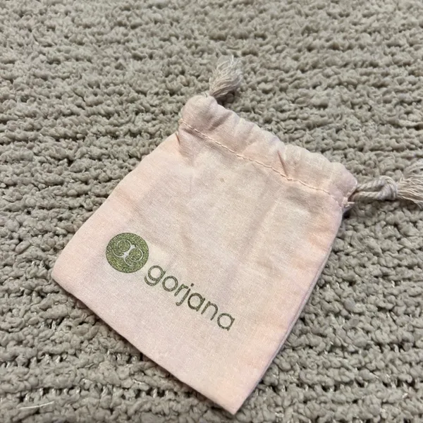 Pink Linen Drawstring Pouch - Image 2