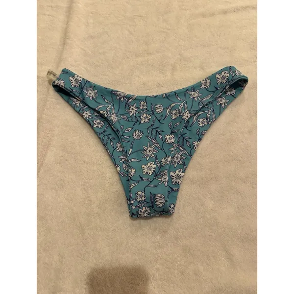 Zaful bikini Size 6 White/Teal bathing suit Summer/Bikini - Image 3