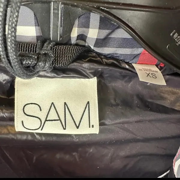 SAM. Freestyle Down Bomber Jacket Alpine Plaid Wind & Water Resistant XS NWT - Image 6