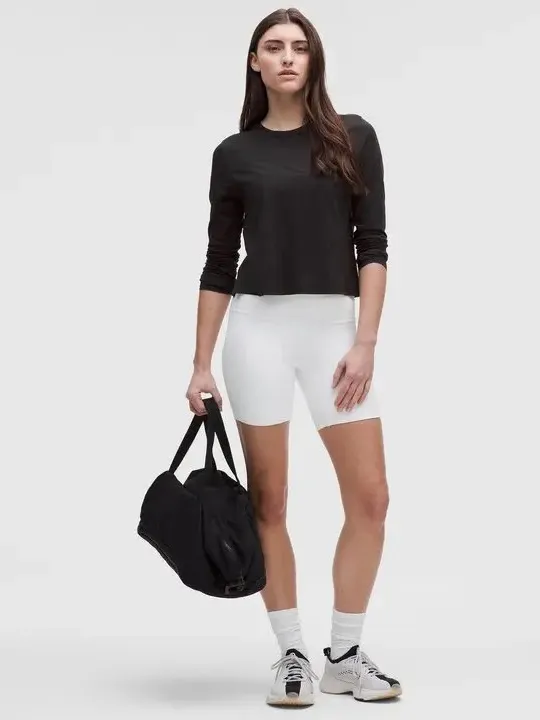 Lululemon Classic-Fit Cotton-Blend Long-Sleeve Shirt in Black - Size 2 - Image 2