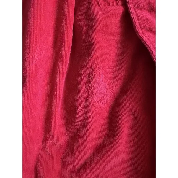Victoria's Secret Robe Womens M/L Red Terry Cotton Kimono Belted Sleepwear - Image 7