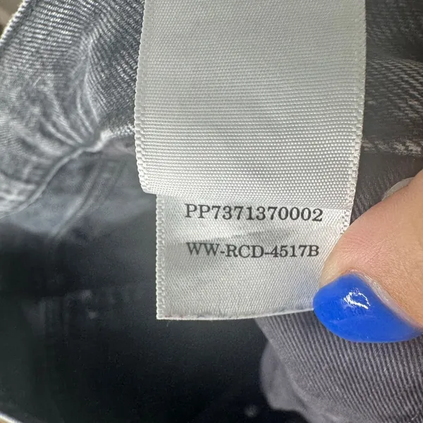 EVERLANE The Denim Short Charcoal Gray‎ Size 30 High Waisted - Image 7