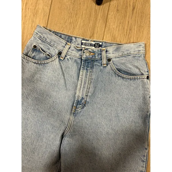 Vintage‎ GAP Reverse Fit MOM Jeans Womens 10T Light High Rise Tapered 90s Denim - Image 2
