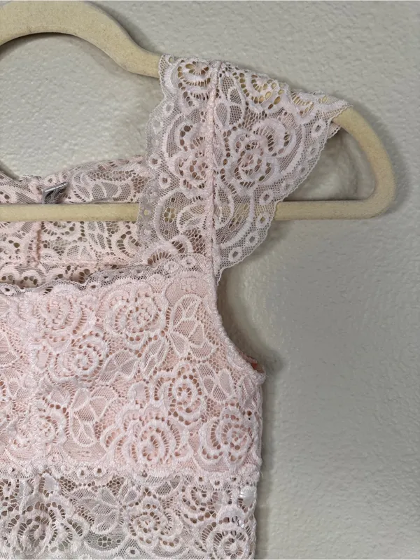 Intimately Free People Pink Lace Bralette Top Womens S Romantic Girly Coquette - Image 9