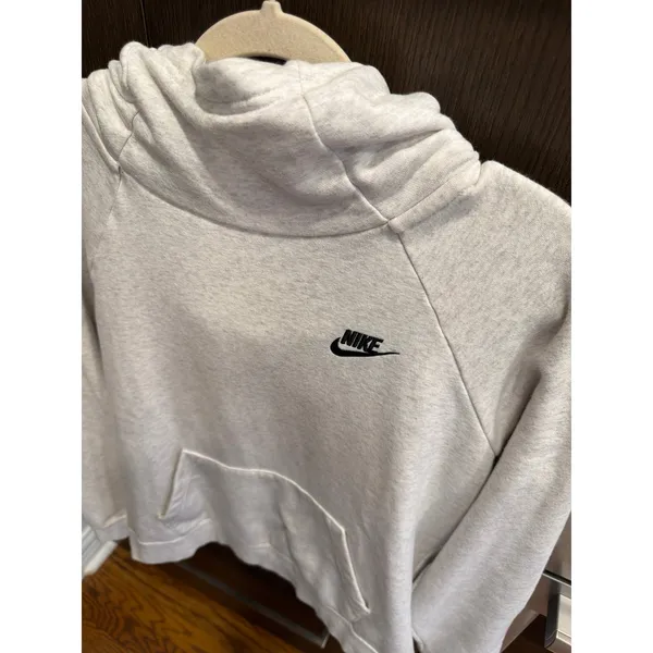 Nike Sportswear Club Fleece Women's Funnel-Neck Hoodie, recognizable by its cowl - Image 2