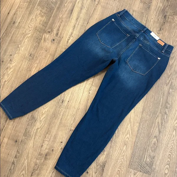 Judy Blue Haven Mid-Rise Thermal Skinny Dark Wash Jeans - Image 8