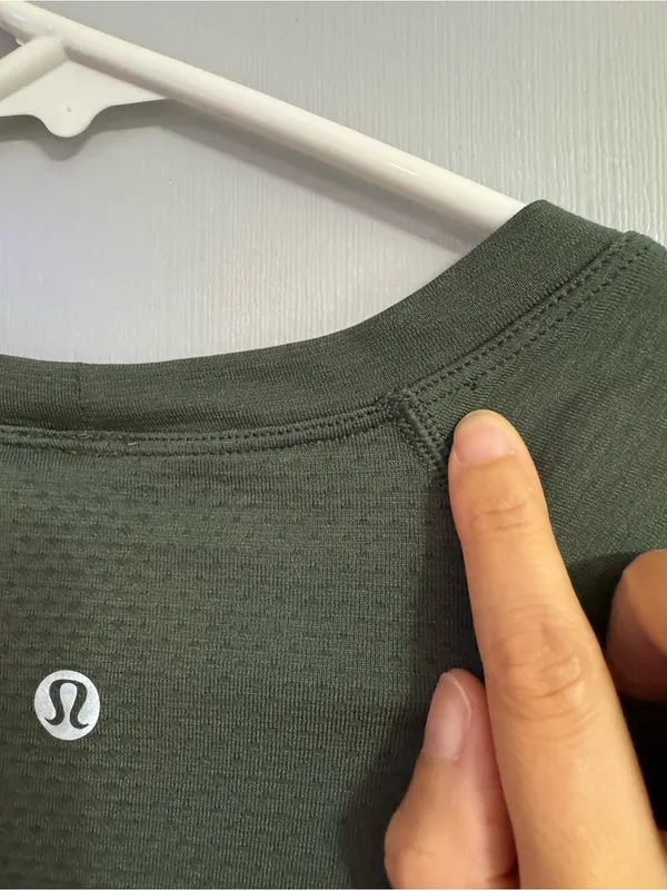 Lululemon Athletica Olive Green Swiftly Tech Long Sleeve Crew Shirt Size 6 - Image 4