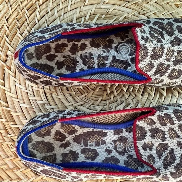 Rothy’s Mocha Spot Loafers Retired Size 6 Womens Brown Tan - Image 4