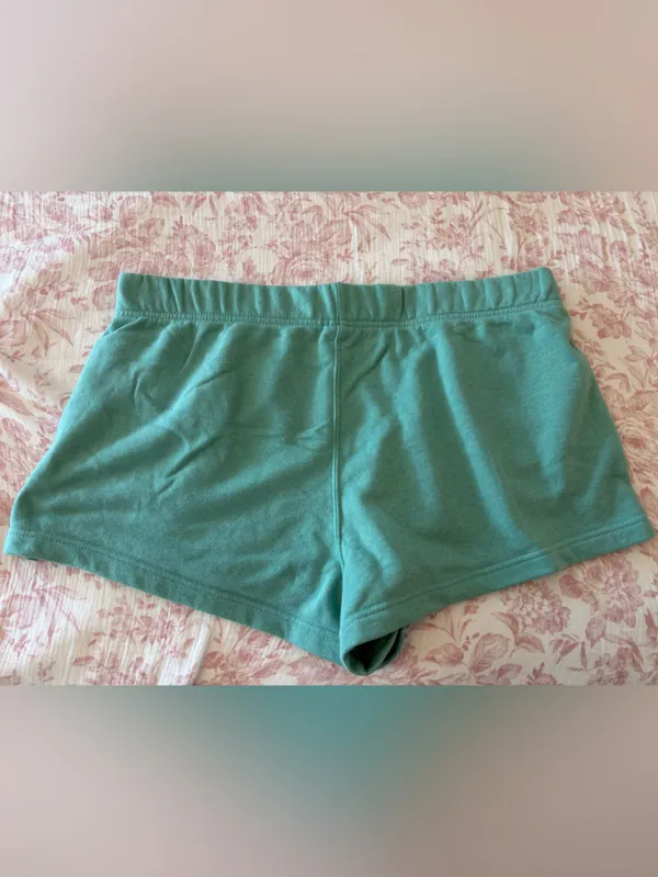 The North Face Women's Half Dome Fleece Shorts Blue Size XXL 2'' cotton blend - Image 2
