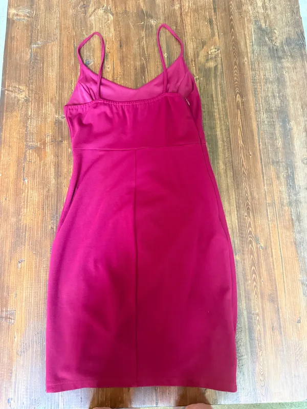 Zalalus Alli burgandy bodycon mini dress size small - Image 2