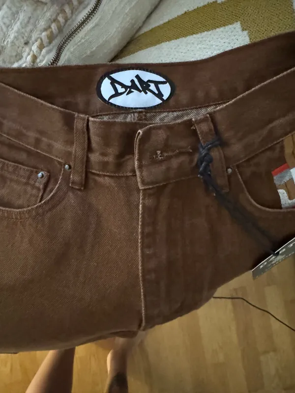 Dart Dist A1 marlboro red jorts Brown Size XS - Image 2