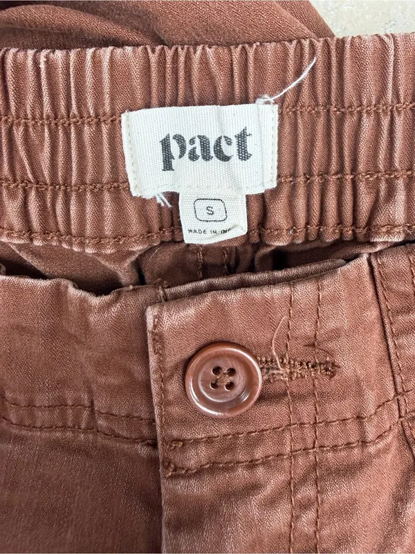 Pact Brown Relaxed Jogger Pants - Image 3