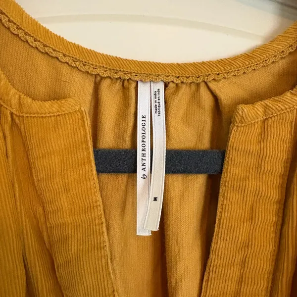 Anthropologie Golden Mini Dress - Image 5