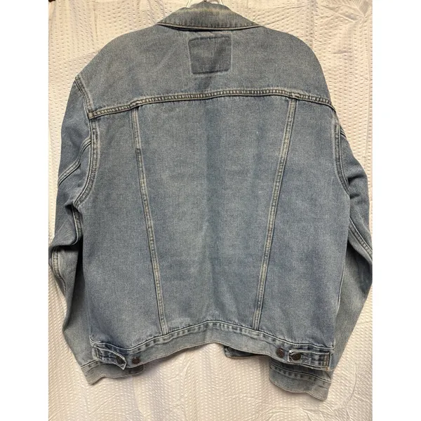 Levi's 70507 Light Wash Denim Trucker Jean Jacket Classic 90s 100% Cotton Medium - Image 15