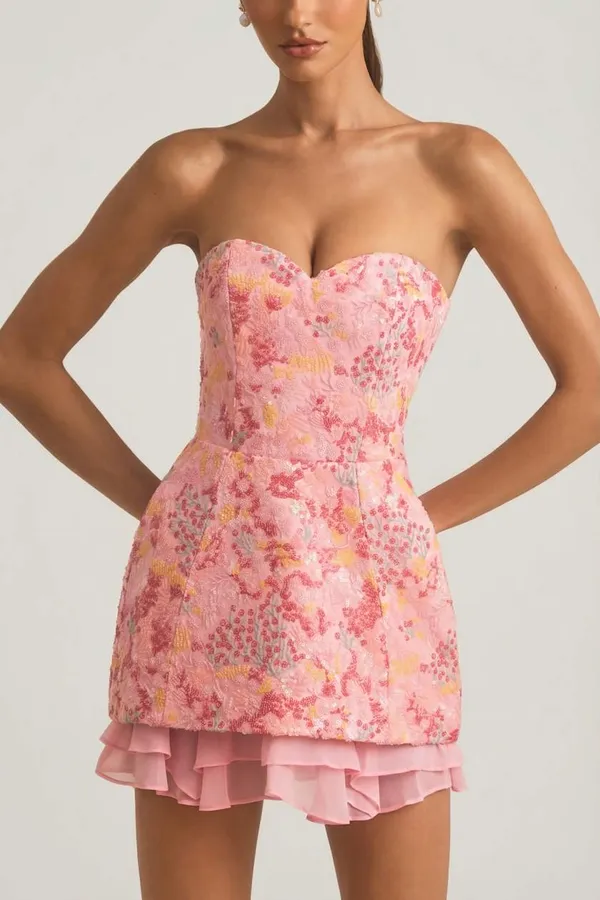 Strapless Mini Dress Oh Polly - Image 3