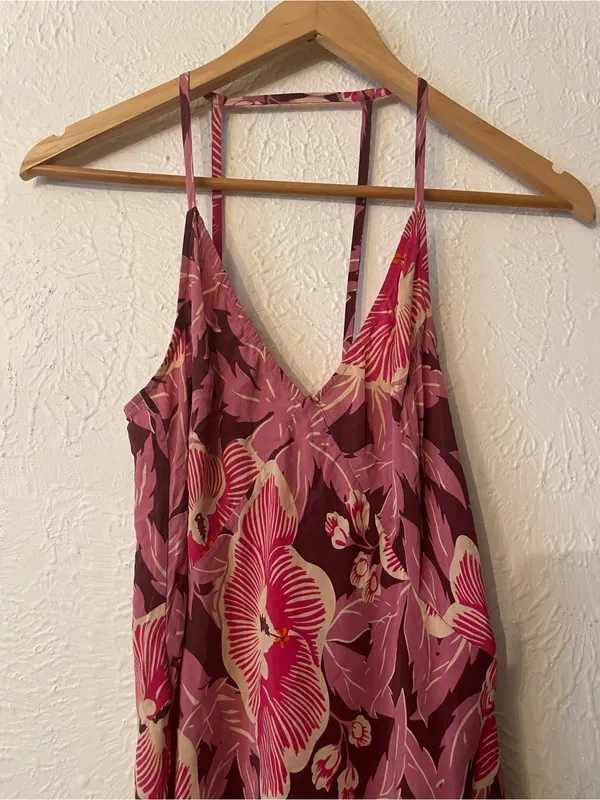 Equipment Pink Floral Slip Allianna Dress 100% Silk XSMALL - Image 6