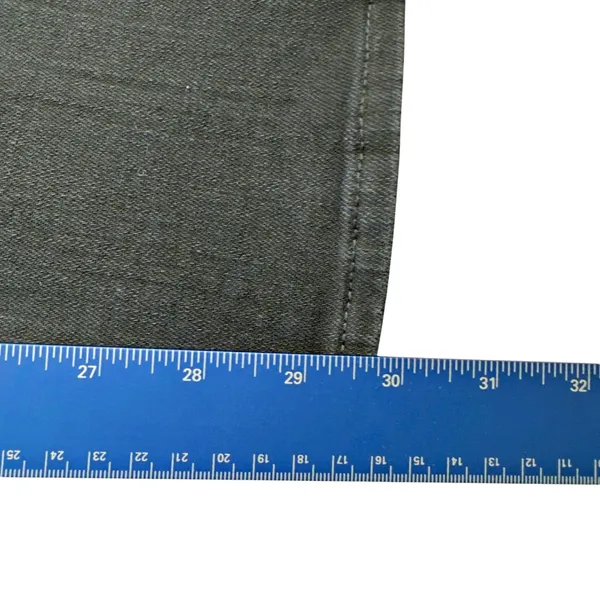 Madewell Mid-Rise Kick Out Black Cropped Stretch Denim Jeans Sz 31T - Image 9
