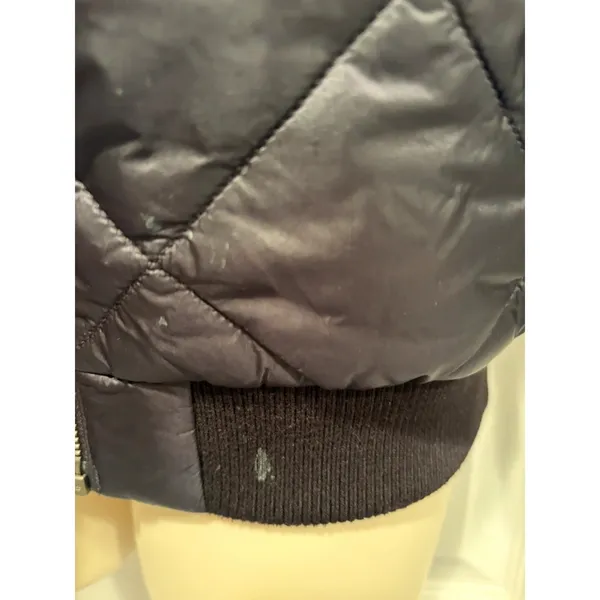 Patagonia Diamond Quilted Bomber Jacket Womens XS Black Full Zip STY28106 FA19 - Image 10