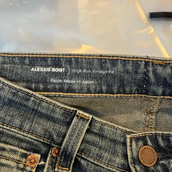 AG Adriano‎ Goldschmied Alexxis Boot Cut High Rise Vintage Fit Jeans Raw Hem 25 - Image 6