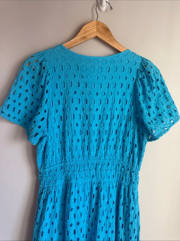 Anthropologie Somerset Maxi Dress Eyelet Edition Medium - Image 8