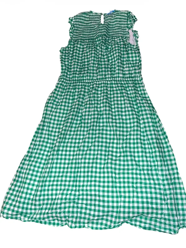 Draper James Green Gingham Sleeveless Dress - Image 2
