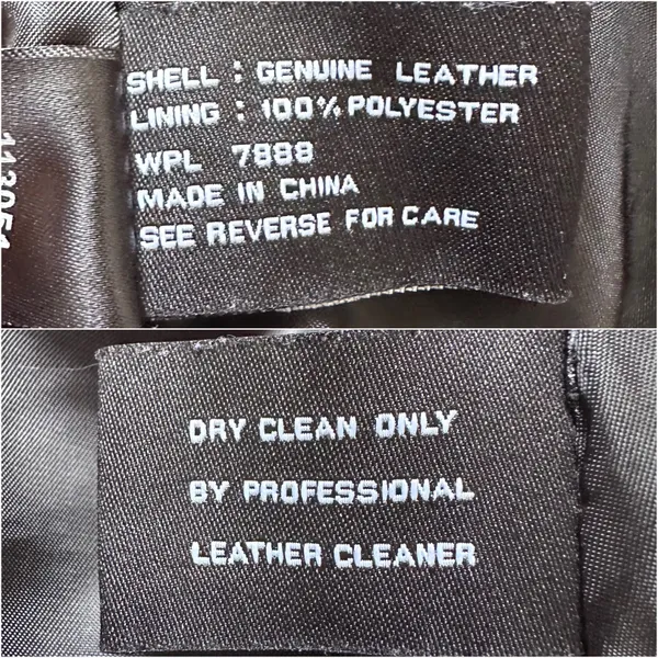 Avanti Jacket Genuine Leather Full Zip Up Collared Vintage Black S - Image 9