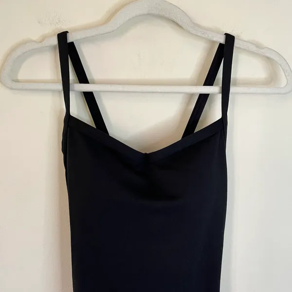 Bombshell Sportswear Sculpt Strappy Open Back Athletic Exercise Jumpsuit Black - Image 4