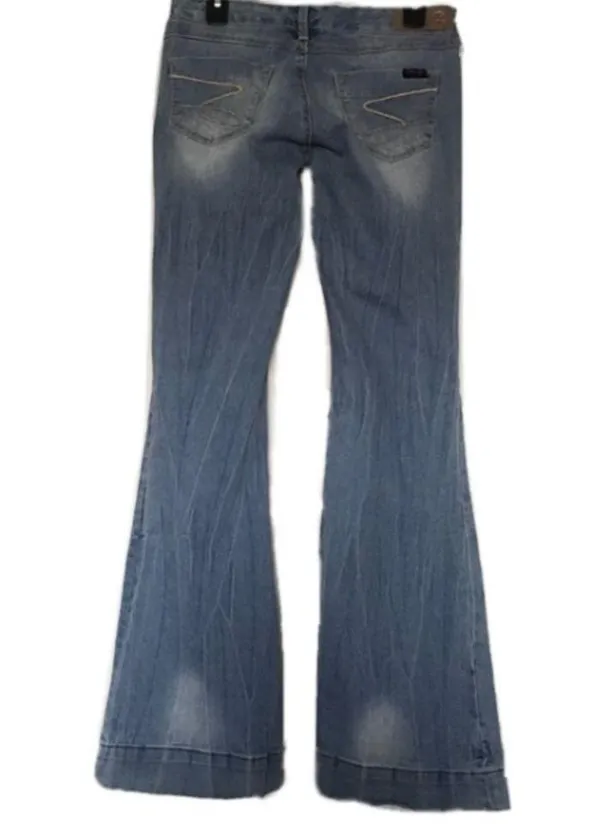 Seven7 Boho Flare Bell Botttom Flare Jeans 28 - Image 6