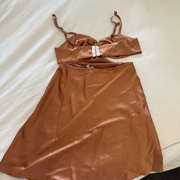 Sun & Moon satin Dress - Image 4