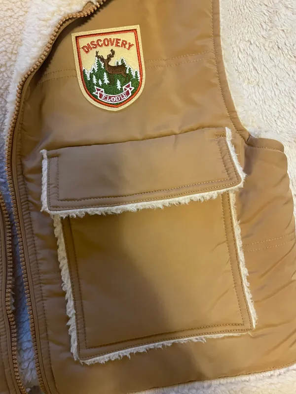 Elodie Sherpa Vest • Size S - Image 5