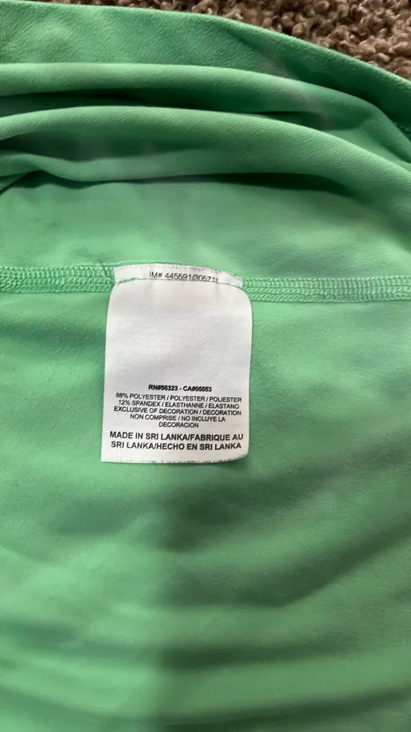 Nike Green Dri-Fit Racerback Tank - Image 4
